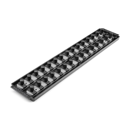 Tekton 1/2 Inch Drive 2-Rail Socket Organizer Set, Gray (30-Tool) OST23330